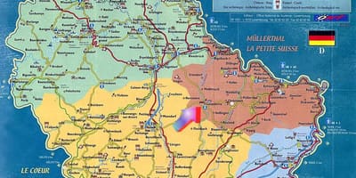Mapa Luksemburga zabytki mapa 
